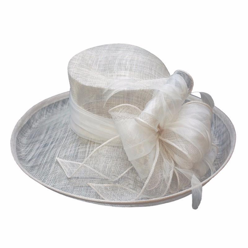 Conner Hats Wedding/Race Day Hats White / One Size Pippa at the Races Straw Hat