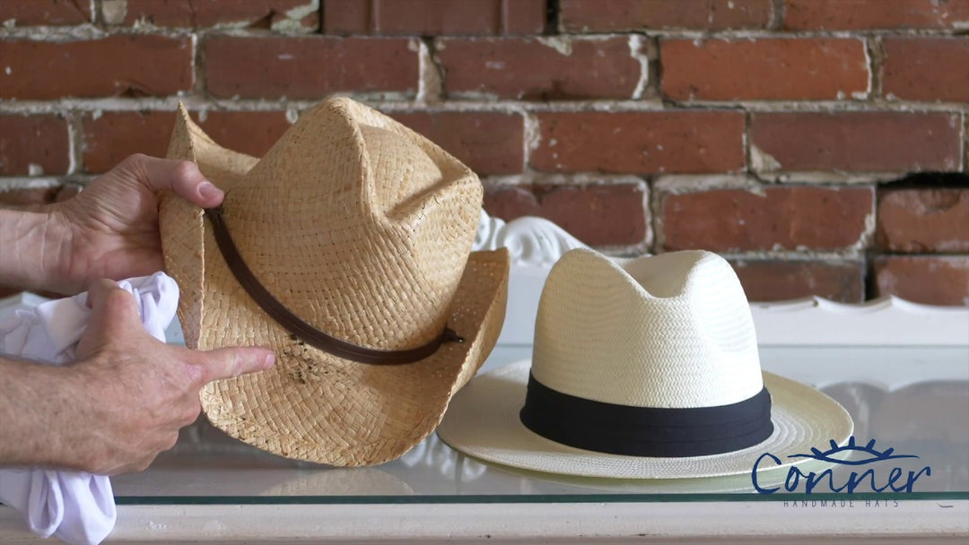 How to Clean a Straw Hat with Sweat Stains