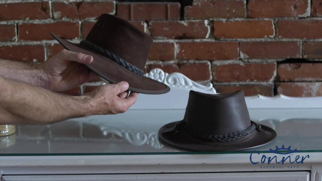 Guide: Shape and Stretch an Outback Leather Hat