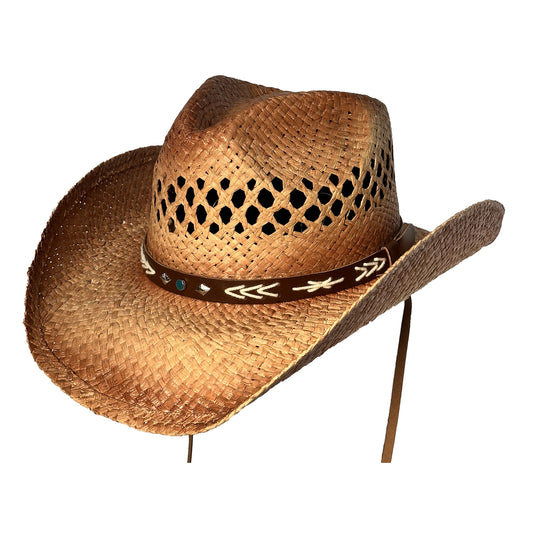 West Yellowstone Raffia Cowboy Hat