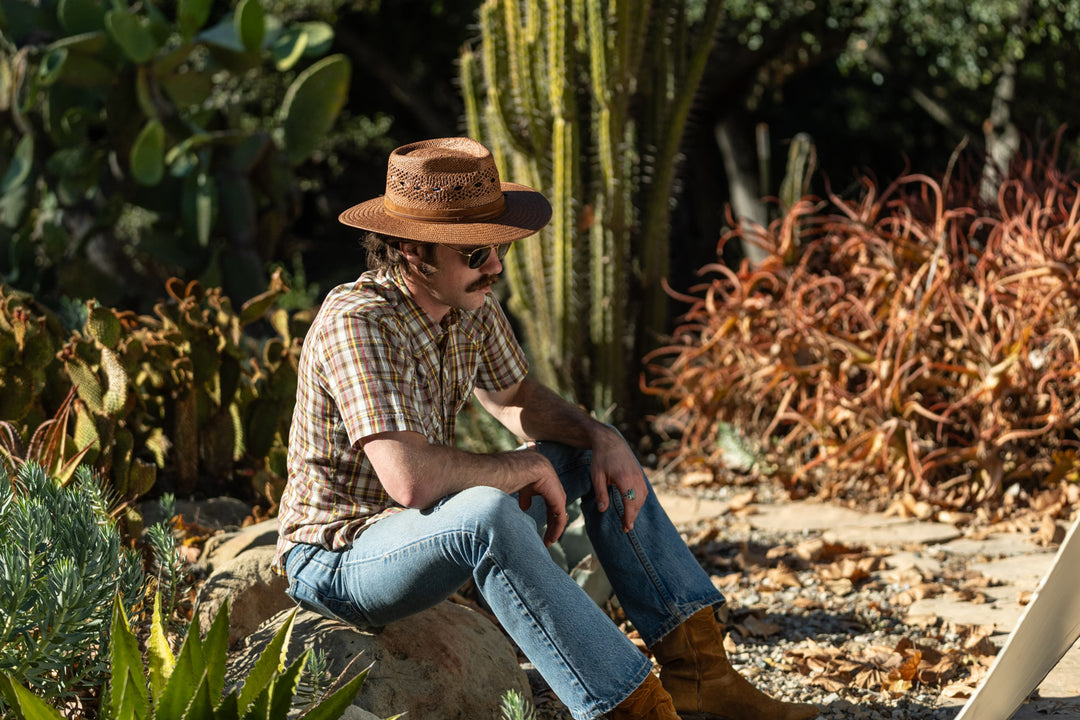 Aspen Vented Toyo Straw Hat