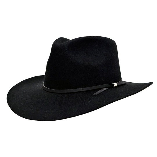 Conner Hats Cowboy Black / Small Stagecoach Australian Wool Cowboy Hat