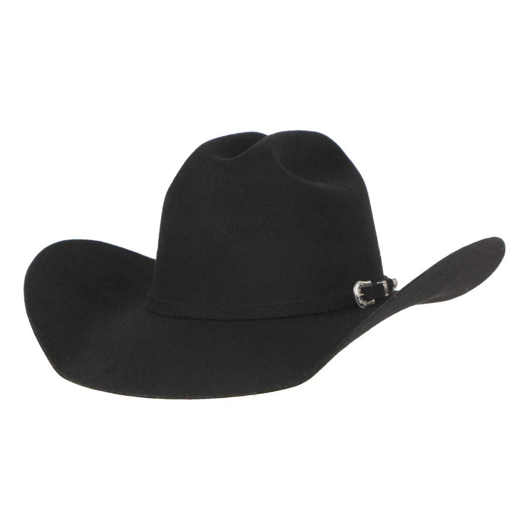 The American Cattleman merino wool cowboy hat in Black