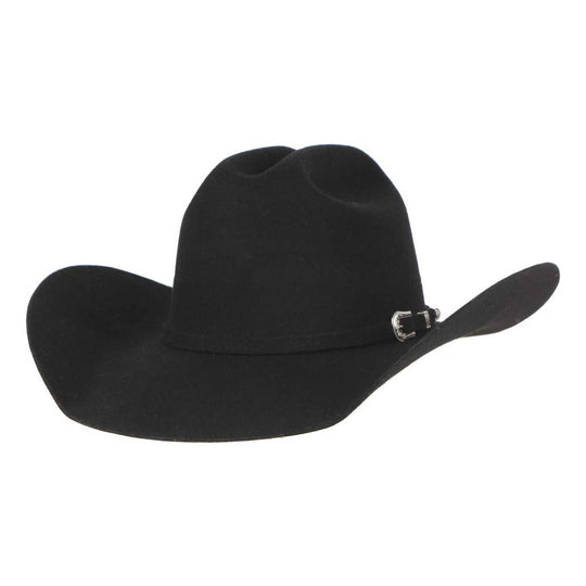 The American Cattleman merino wool cowboy hat in Black