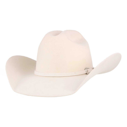 The American Cattleman merino wool cowboy hat in Silverbelly