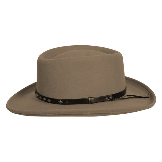 Conner Hats Gamblers Tan / Small Quincy Waterproof Wool Gambler
