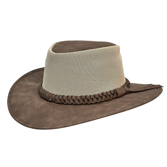 Conner Hats Outback Hats Chocolate / Small Aussie Golf Soakable Mesh Hat