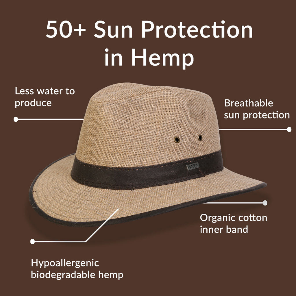 Black Creek Safari Hemp Hat | Natural – Conner Hats