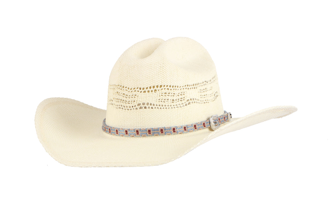 Conner Hats Small / Ivory Silver Dollar Saloon Straw Cowboy hat