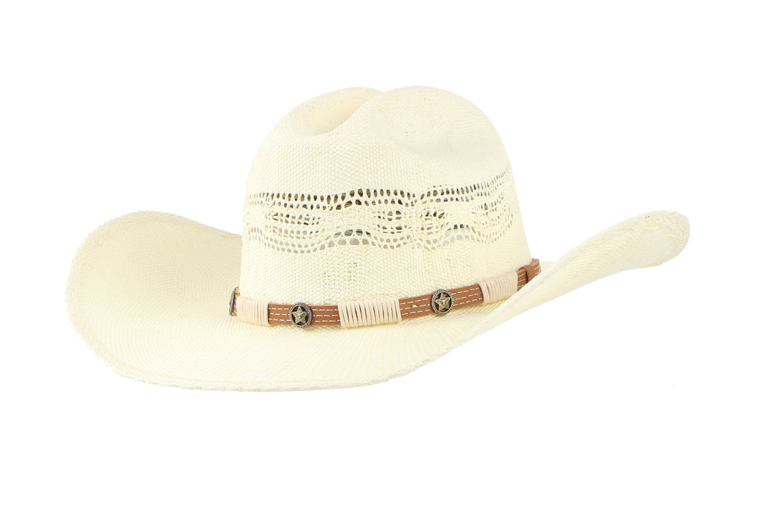 Conner Hats Small / Ivory Walk The Line Straw Cowboy Hat