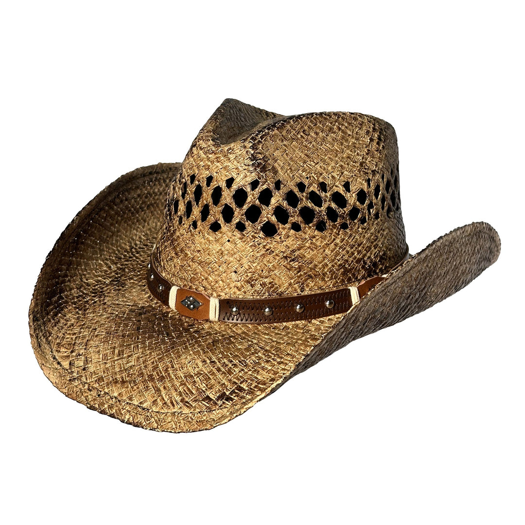 Conner Hats Western Hats Coffee / Small/Medium Bozeman Raffia Cowboy Hat