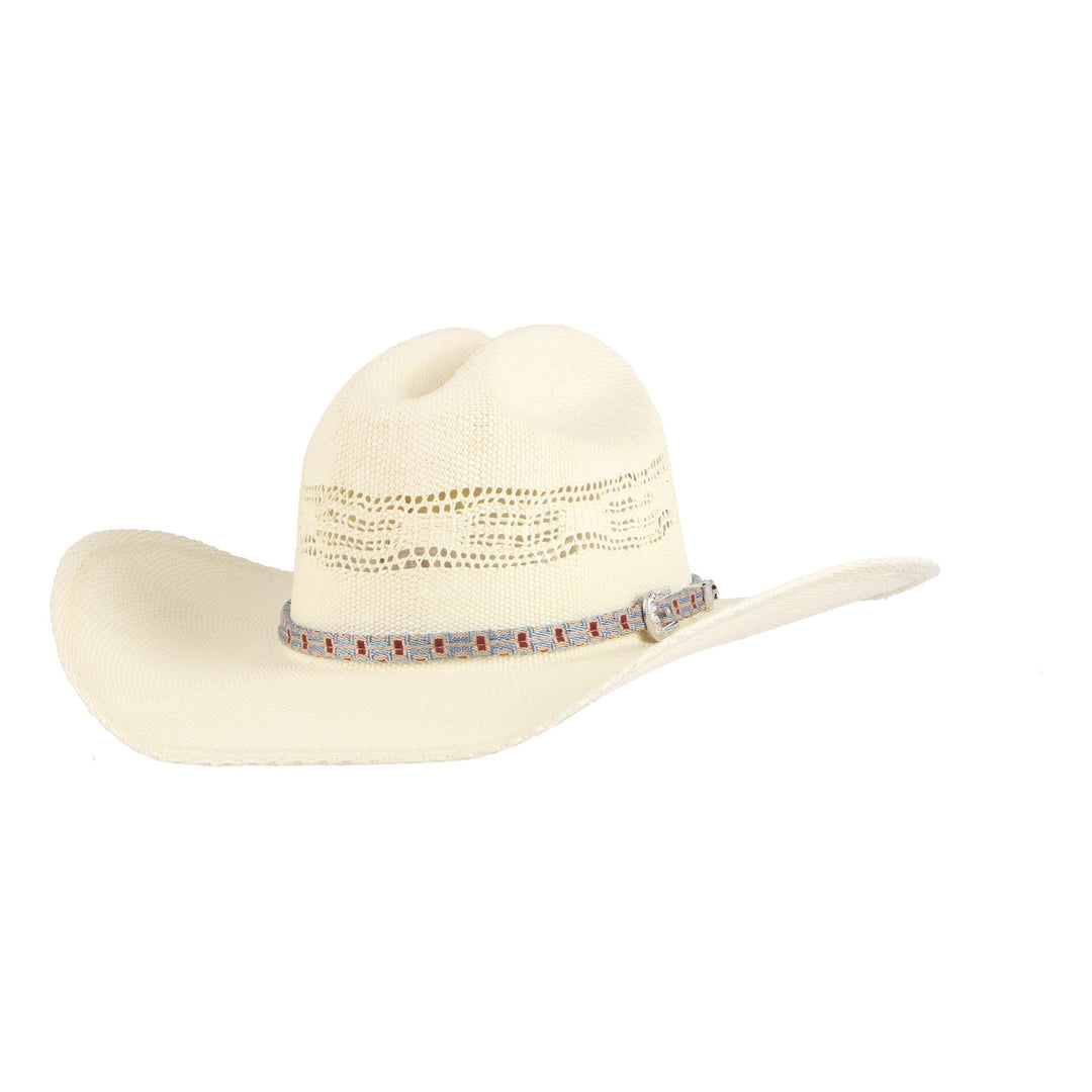 Conner Hats Western Hats Small / Ivory Silver Dollar Saloon Straw Cowboy Hat | Ivory
