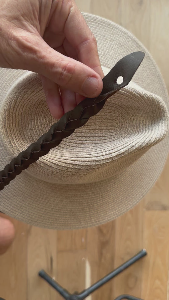 Hat Band - Hand Braided Australian Leather