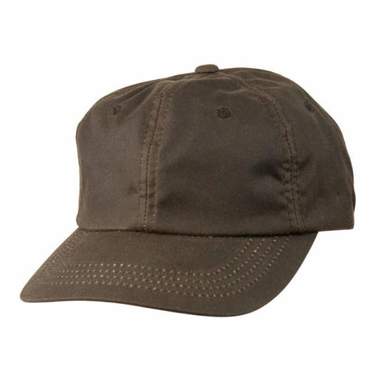 Oilskin Baseball Cap in color Brown 