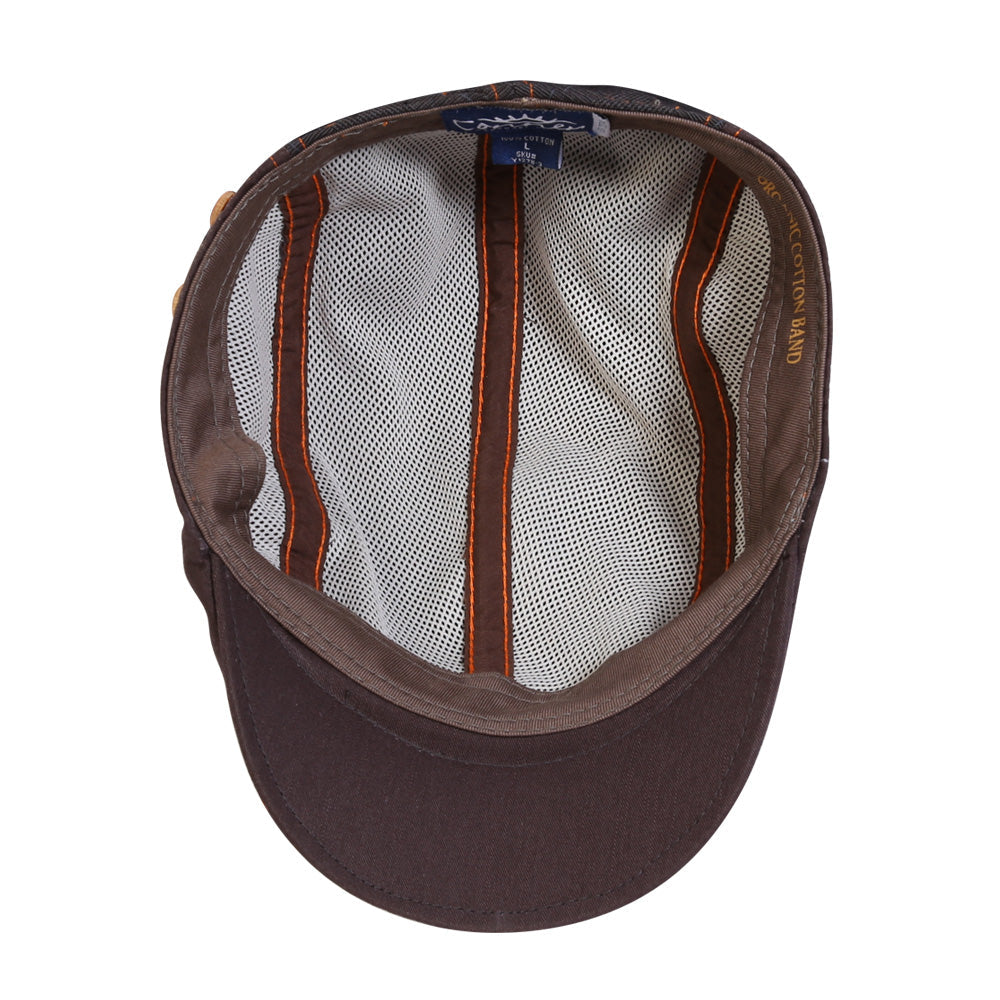 Sinclair Gentleman's Newsboy Cap | Brown – Conner Hats