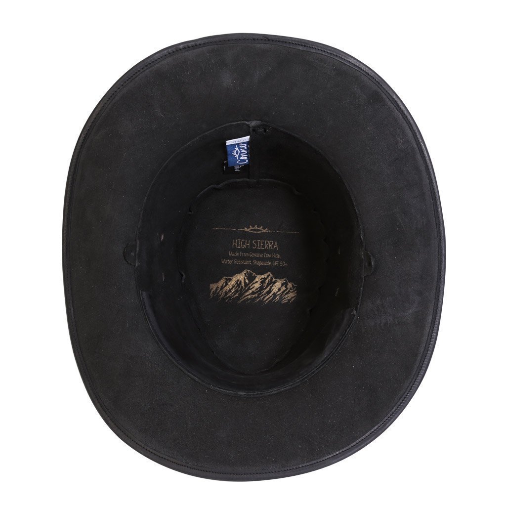 High Sierra Shapeable Leather Hat Conner Hats