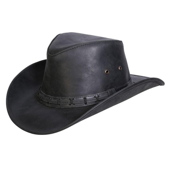 High Sierra Shapeable Leather Hat | Conner Hats