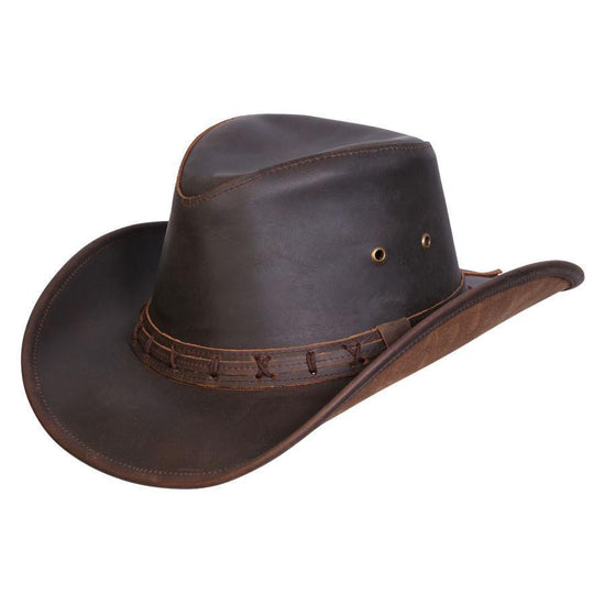High Sierra Shapeable Leather Hat | Conner Hats