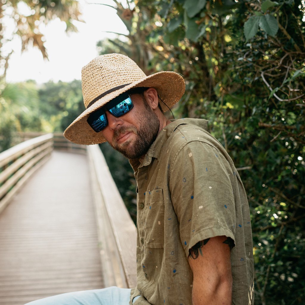 Floppy hat store and sunglasses