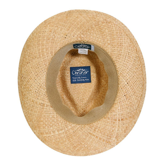 Conner Hats Women's Tuscany Wide Brim Summer Straw Hat, Natural, One Size