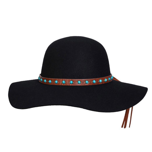 Women's Wool Hat in color Black 